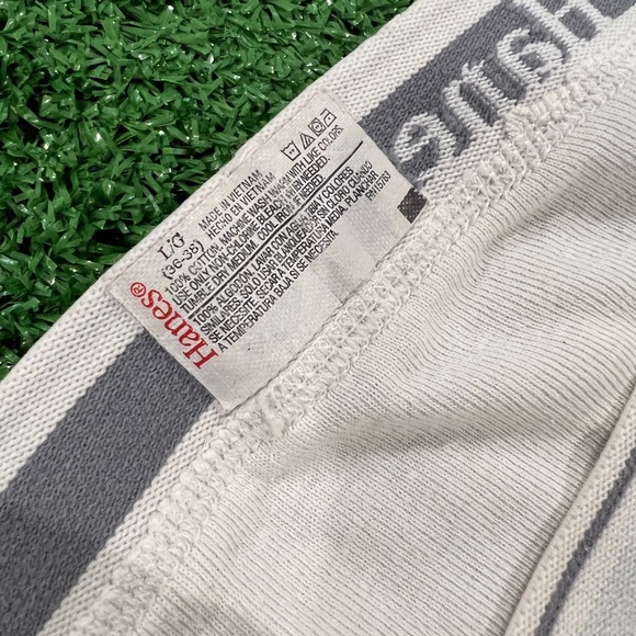 🩲 LARGE WHITE COTTON HANES BRIEFS - Picture 2 of 4